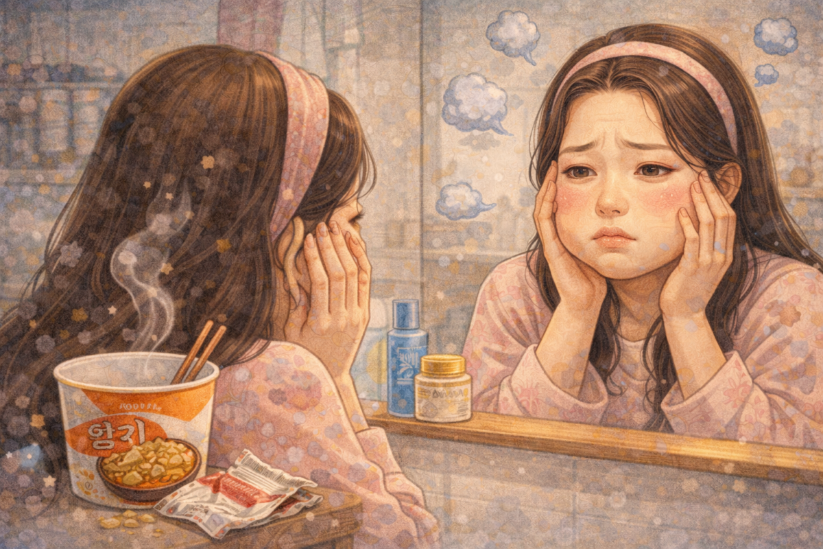 🍜 Managing Facial Puffiness After Late-Night Ramen