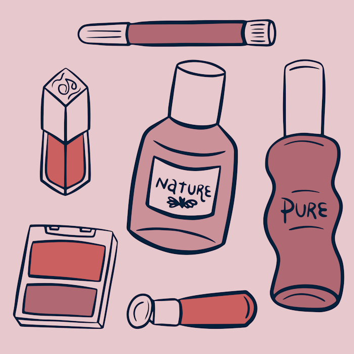 K-Beauty skincare guide illustration