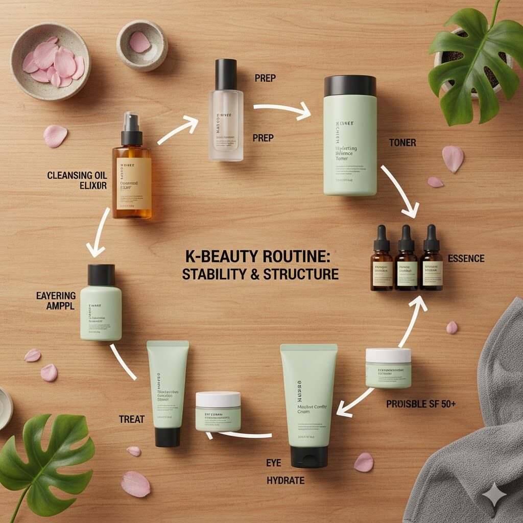 K-Beauty skincare routine